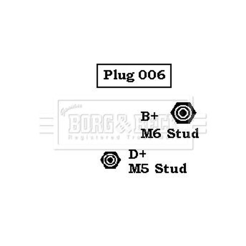 Borg & Beck Car Alternator 12V BBA2019