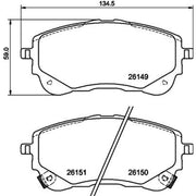 Mintex Front Brake Pad Set MDB4200