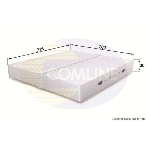 Comline Cabin Air Filter (Pollen Filter) EKF194