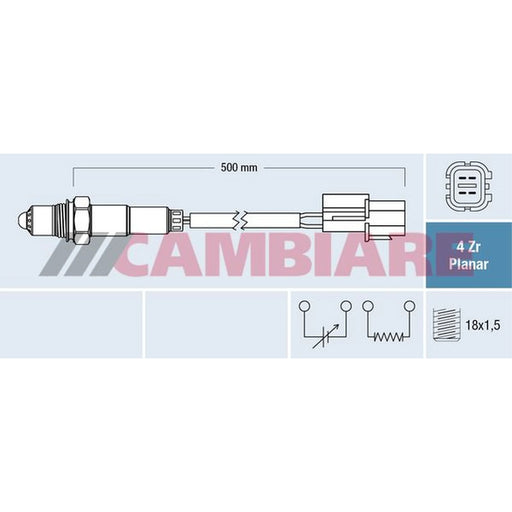 Cambiare O2 Lambda Oxygen Sensor before catalytic converter VE381862