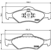 Mintex Front Brake Pad Set MDB2059