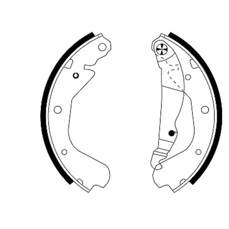 Textar Brake Shoe Set Axle Kit 91033000
