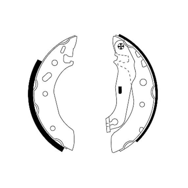 Textar Brake Shoe Set Axle Kit 91048800