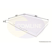 Comline Cabin Air Filter (Pollen Filter) EKF191