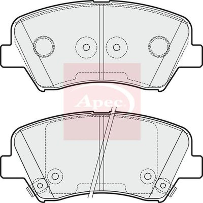 Apec Front Brake Pad Set PAD1865