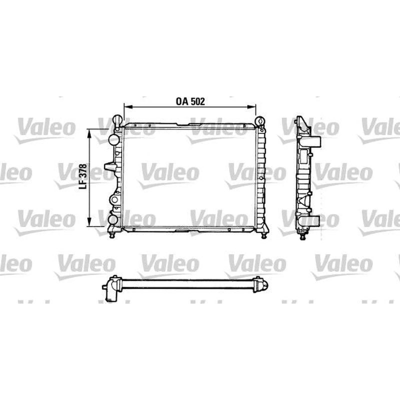 Valeo Engine Radiator 811071