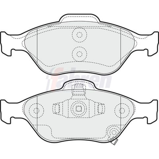 Fahren Front Brake Pad Set FBP3217