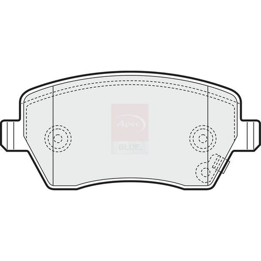 Apec Front Brake Pad Set PD3135