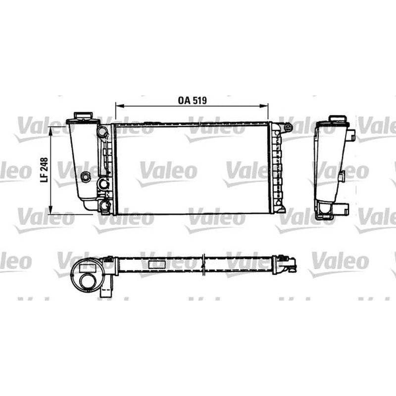 Valeo Engine Radiator 816707