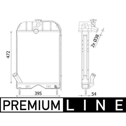 Mahle Engine Radiator CR 2296 000P