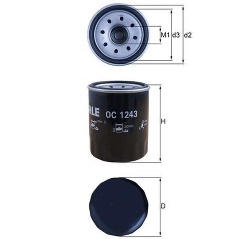 Mahle Engine Oil Filter OC 1243