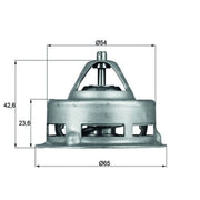 Mahle Thermostat,Coolant TX 2 75