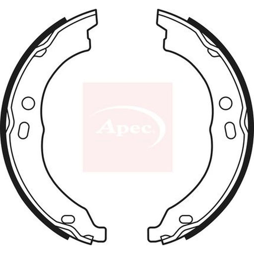 Apec Parking Brake Shoe Set SHU721