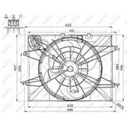 NRF Engine Cooling Fan 47564