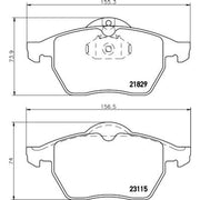 DON Front Brake Pad Set PCP1268