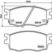 Mintex Front Brake Pad Set MDB3057
