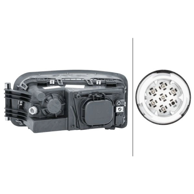Hella Headlight Headlamp H7/H7 Right 1EH 354 984-041