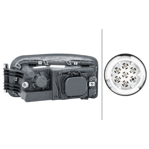 Hella Headlight Headlamp H7/H7 Right 1EH 354 984-041