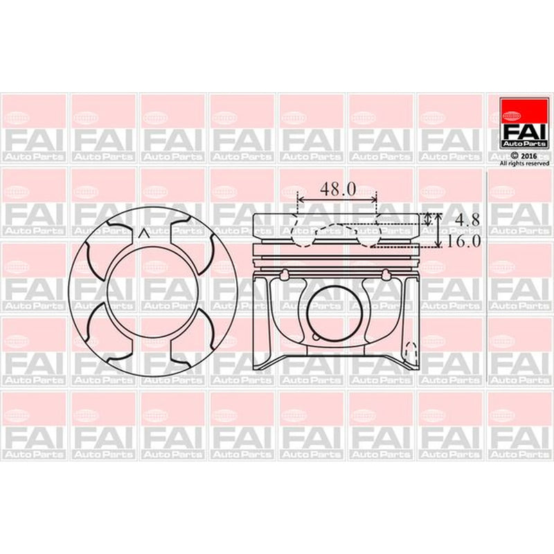 FAI Piston Cylinder Bore = PK19-000