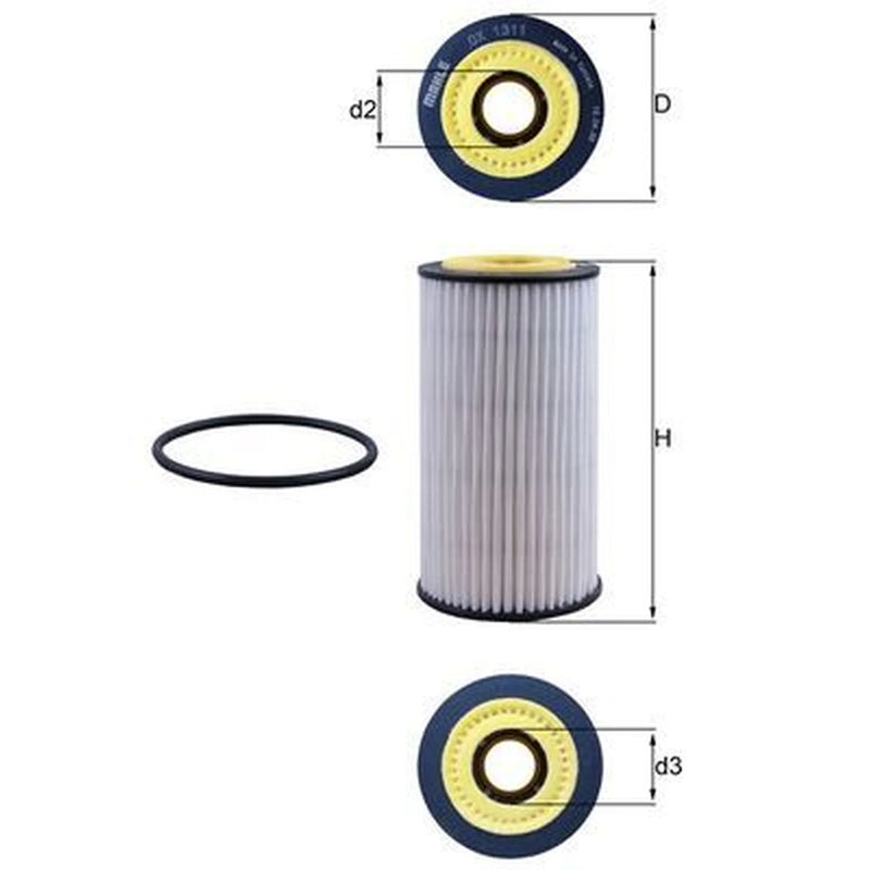 Mahle Engine Oil Filter OX 1311D
