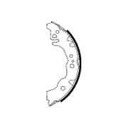 Mintex Brake Shoe Set Axle Kit MFR607