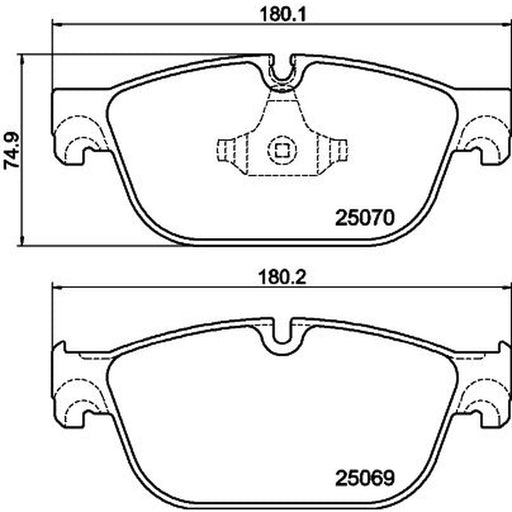 DON Front Brake Pad Set PCP1517