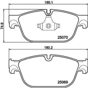 Mintex Front Brake Pad Set MDB3410