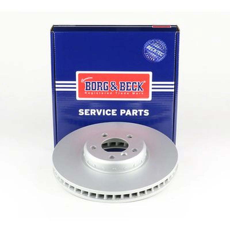 Borg & Beck 2 x Front Vented Brake Discs BBD7004S