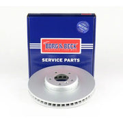 Borg & Beck 2 x Front Vented Brake Discs BBD7028S