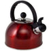 1.5l Black Boil It Stainless Steel Whistling Kettle - Via Mondo - Van Life Living