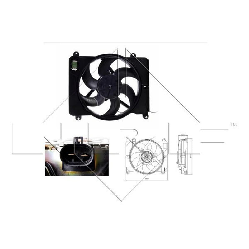 NRF Engine Cooling Fan 47255