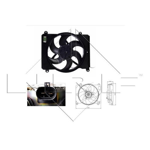 NRF Engine Cooling Fan 47255