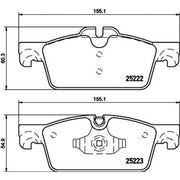 Mintex Front Brake Pad Set MDB3141