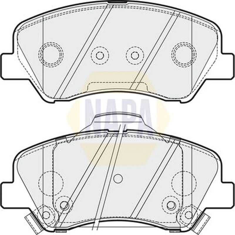 NAPA Front Brake Pad Set NBP1236