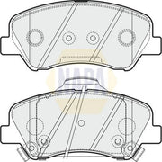 NAPA Front Brake Pad Set NBP1236