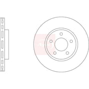 Apec 2 x Vented Front Brake Discs DSK3412-x2