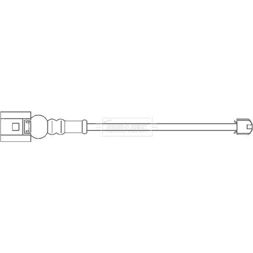 Borg & Beck Brake Pad Wear Sensor Front BWL3115