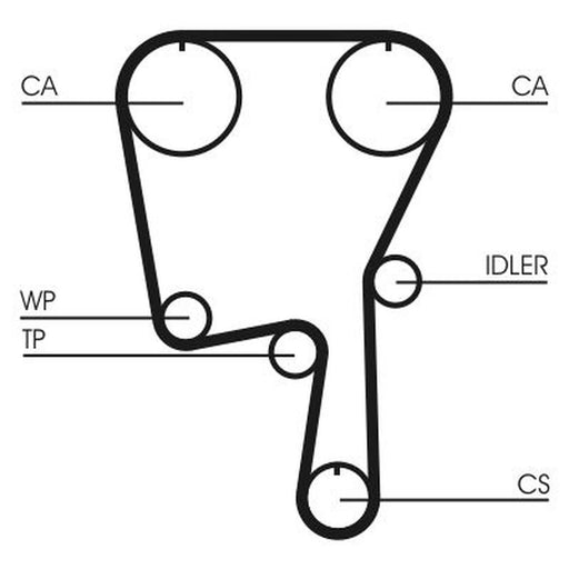 Continental CTAM Timing Belt Cambelt 149 Teeth CT907