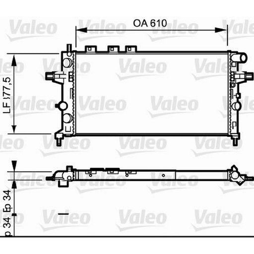 Valeo Engine Radiator 732550