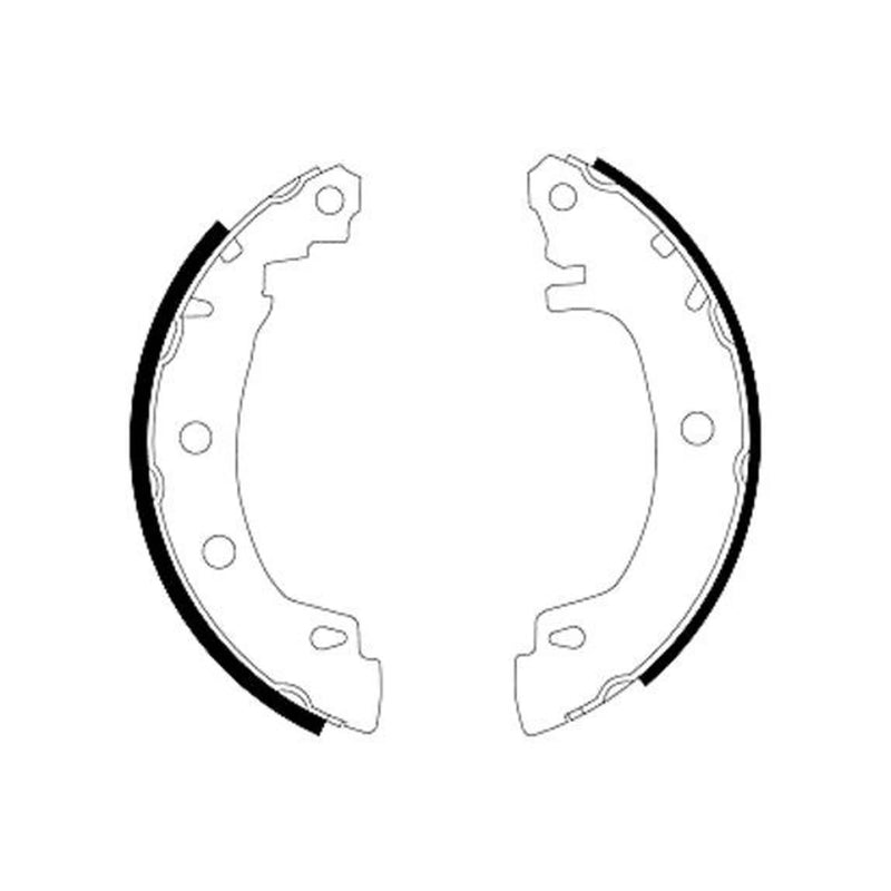 Mintex Brake Shoe Set Axle Kit MFR410