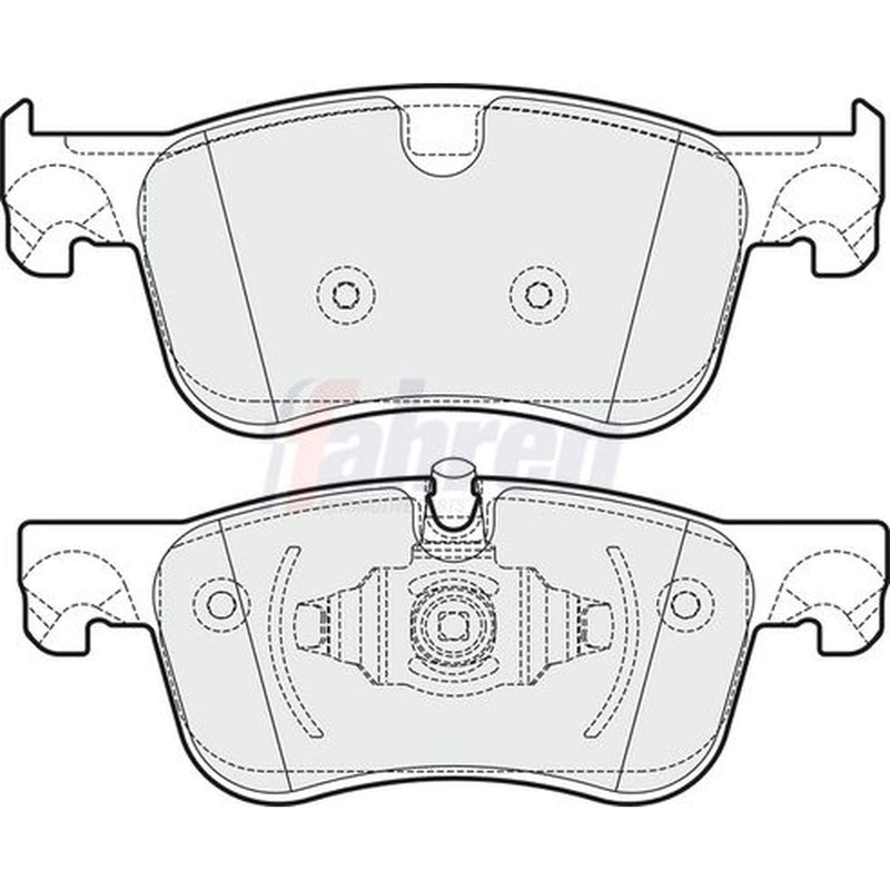 Fahren Front Brake Pad Set FBP3375