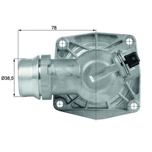 Mahle Thermostat,Coolant TM 16 105
