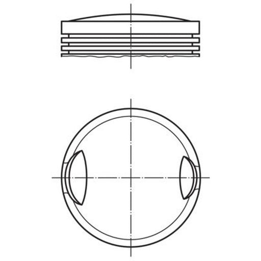 Mahle Piston Cylinder Bore = 90mm 082 21 01