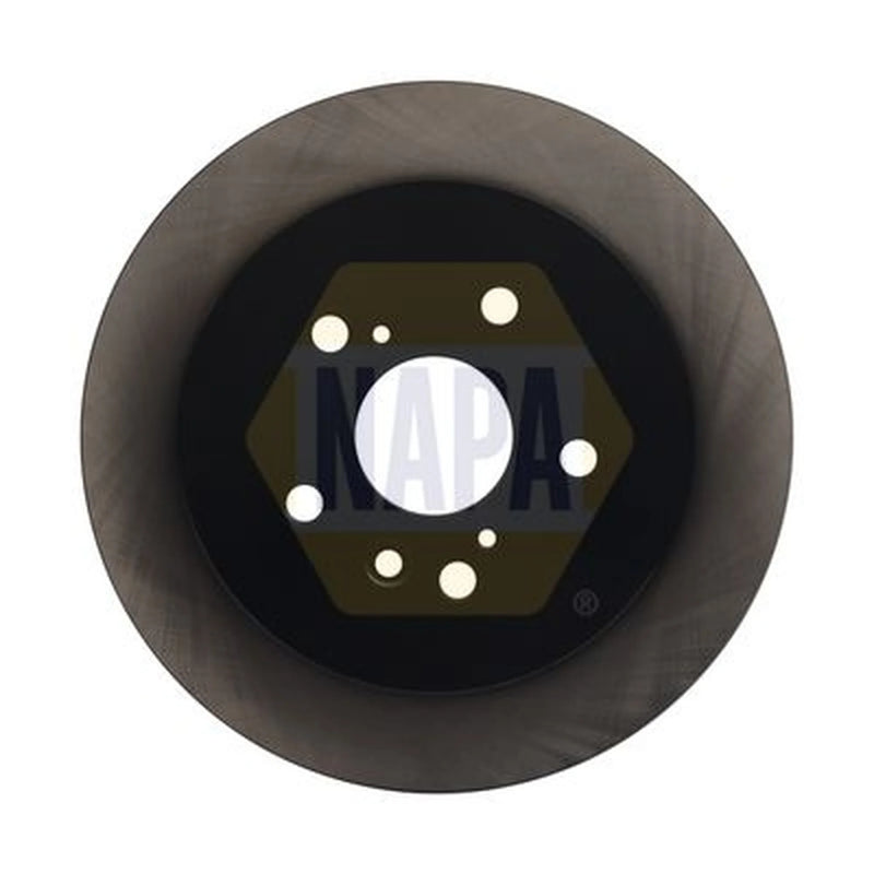 NAPA 2 x Solid Rear Brake Discs NBD5760-x2