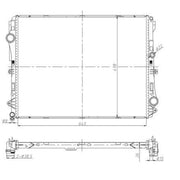 NRF Engine Radiator 50041