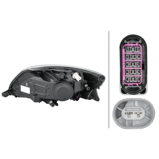 Hella Headlight Headlamp PY21W Right 1ED 010 417-341