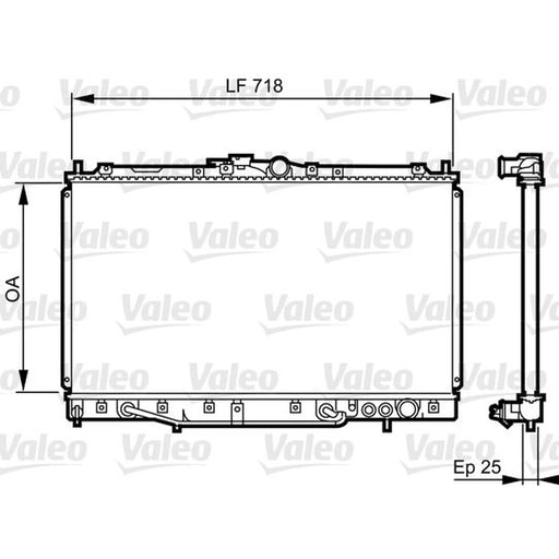 Valeo Engine Radiator 731650