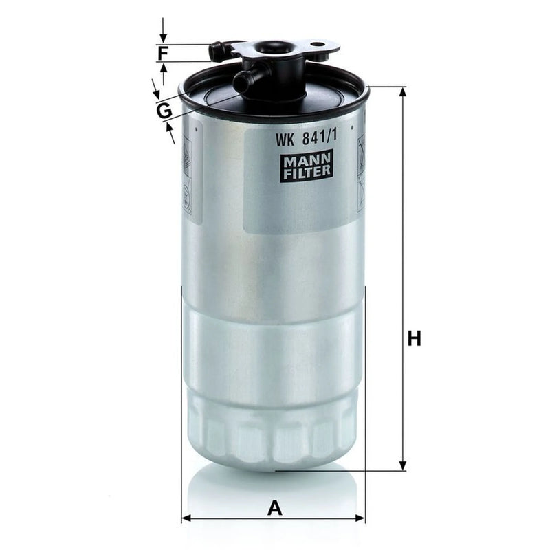 MANN-FILTER Fuel Filter Element WK 841/1