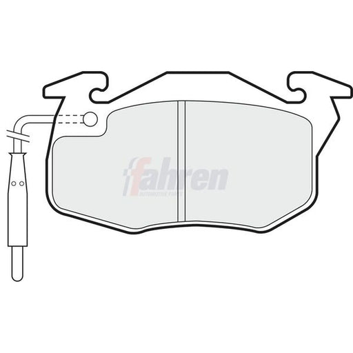 Fahren Front Brake Pad Set