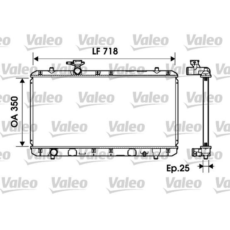 Valeo Engine Radiator 734164
